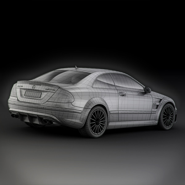 mercedes benz clk63 amg 3d max - Mercedes Benz CLK63 AMG w209 by RTEwork