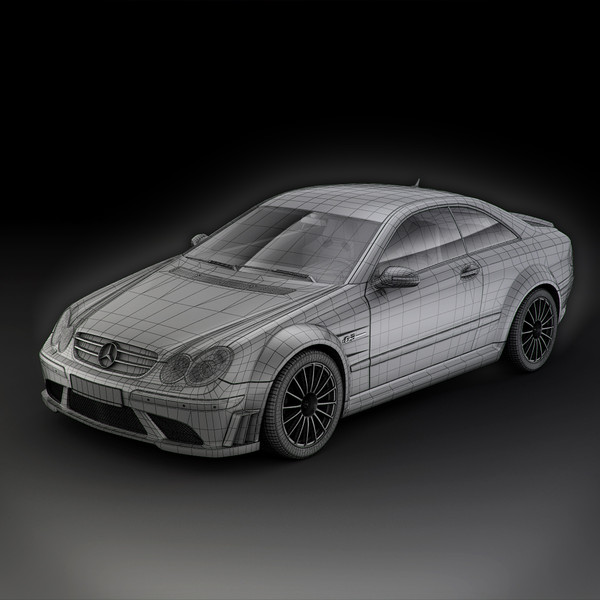 mercedes benz clk63 amg 3d max - Mercedes Benz CLK63 AMG w209 by RTEwork