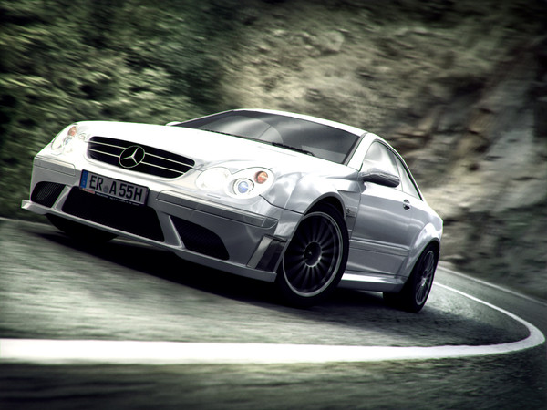 mercedes benz clk63 amg 3d max - Mercedes Benz CLK63 AMG w209 by RTEwork