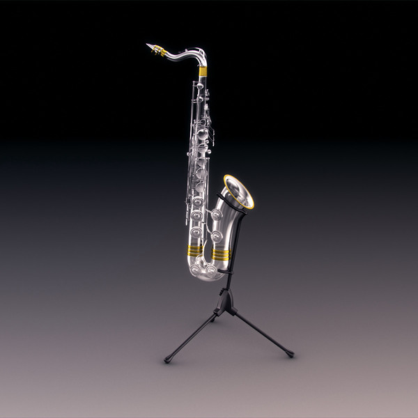Dig king chrystal saxophone 3D Models