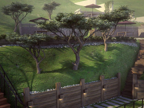 acacia tree 3d model - Acacia LowPoly tree by RTEwork