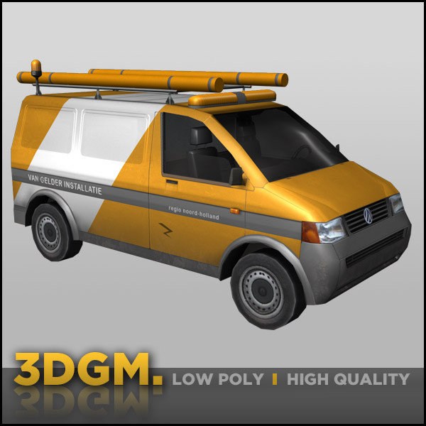 electrician van 3DGM Texture Maps