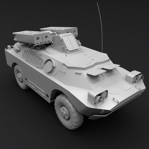 SA-9 Gaskin 9P31 Strela-1 3D Models