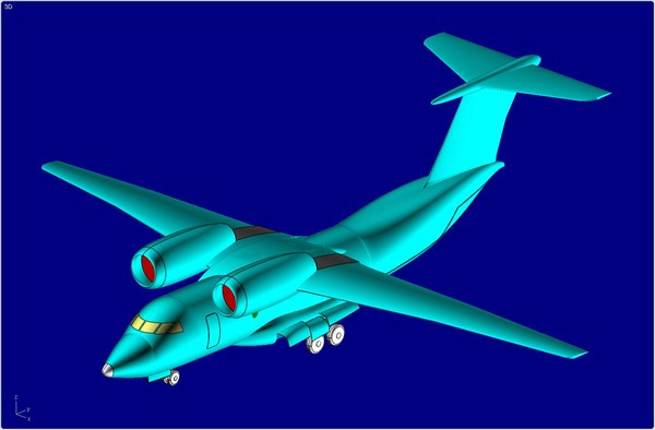 Antonov An-72 STOL Transport Aircraft Assembly Model 3D Models