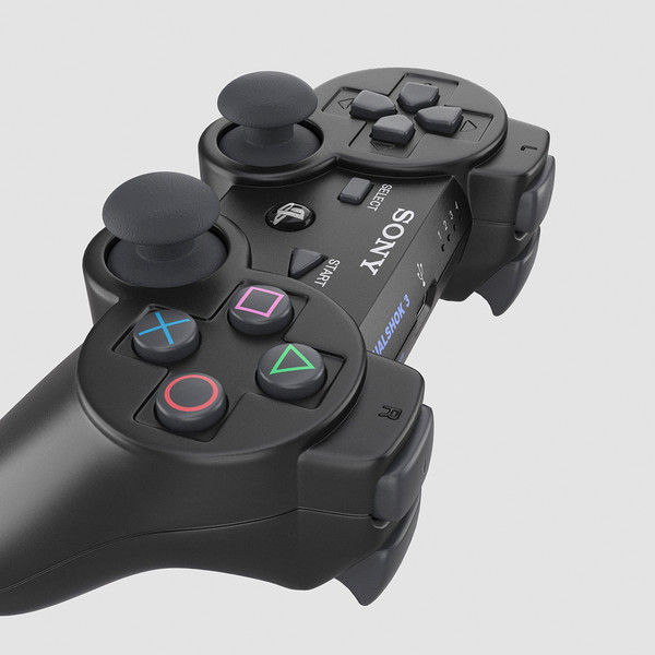 3dsmax sony 3 ps3 - Sony PS3 DualShock Controller by PlastyForma