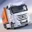 Mercedes Actros with containers semitruck