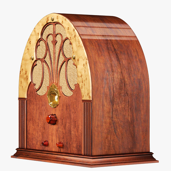 3d 1930s radio - Philco Cathedral Radio by Hystoria