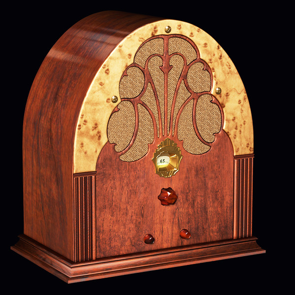 3d 1930s radio - Philco Cathedral Radio by Hystoria
