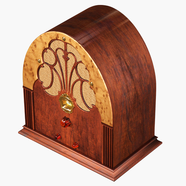 3d 1930s radio - Philco Cathedral Radio by Hystoria