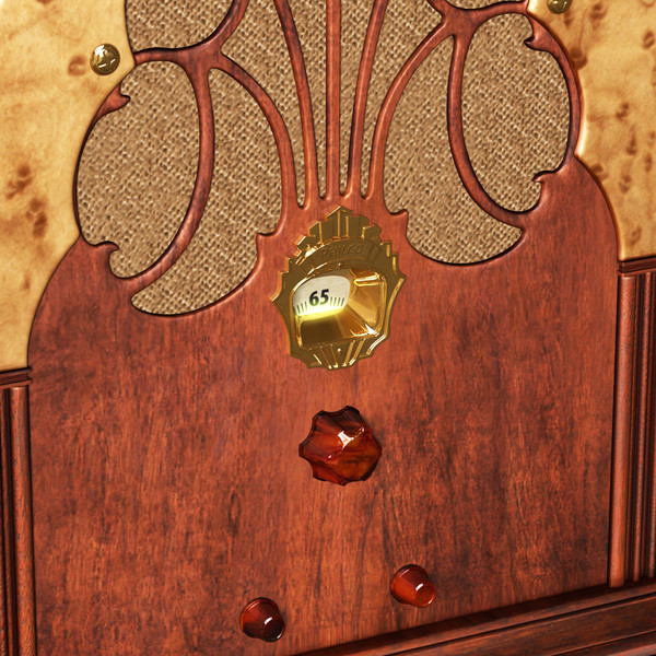 3d 1930s radio - Philco Cathedral Radio by Hystoria