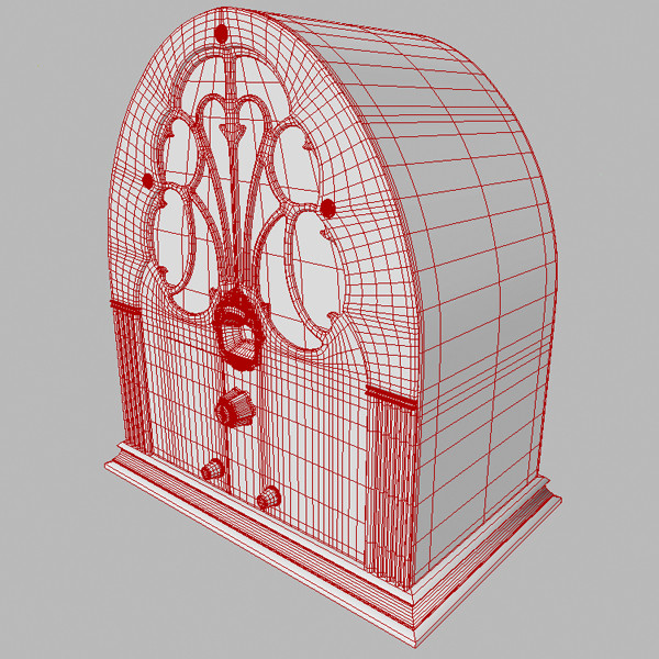 3d 1930s radio - Philco Cathedral Radio by Hystoria
