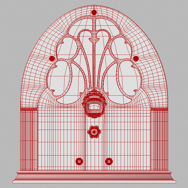 3d 1930s radio - Philco Cathedral Radio by Hystoria
