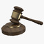 Judicial Hammer Gavel