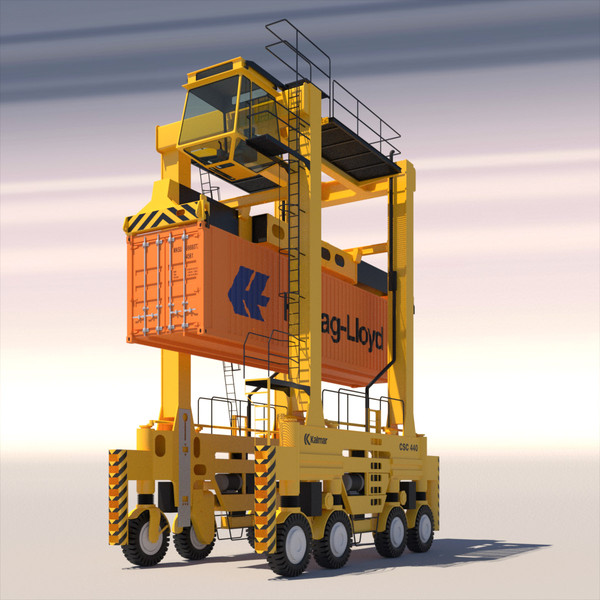Straddle Carrier Kalmar 3D Models
