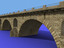 Arched bridge stone