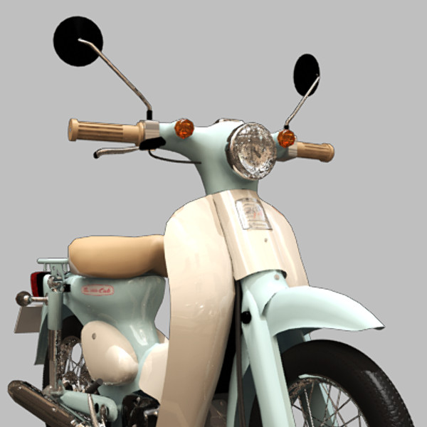 Honda Little Cub MAX.zip 3D Models