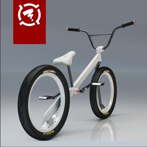 Zigzain hubless BMX concept