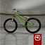 Zigzag street-dirt bicycle hi-poly model