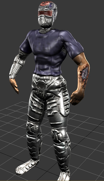 2010 soldier cyborg 3d max - Cyborg Soldier MAX2010 by Andrew Alonso