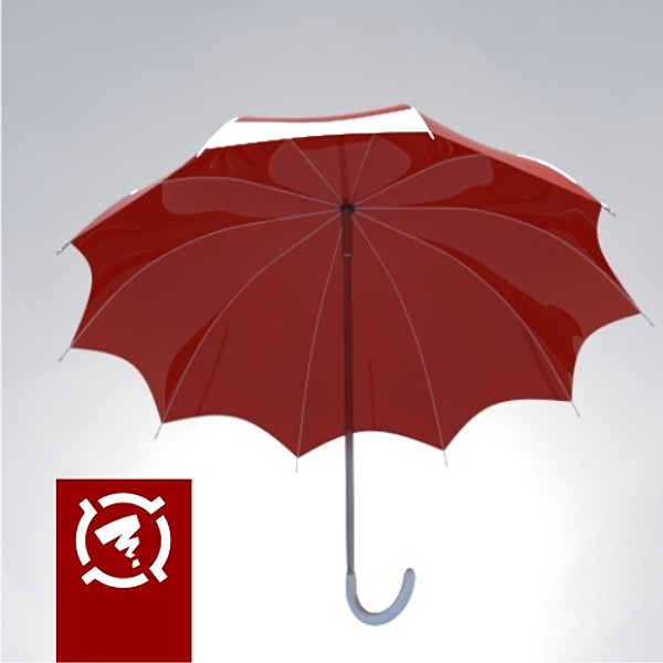 3ds max umbrella accessories - Umbrella 3d model by Zigzain