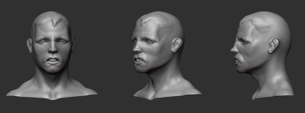 3ds max head - Rich by dentonvanzan