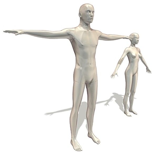 man 3d c4d - mannequins by 3DBS