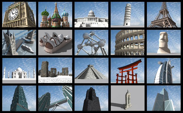 Man made marvels vol 3 3D Models Man made marvels vol 3 3D Models