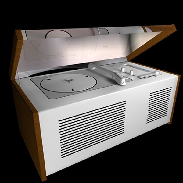 Phonosuper SK 4 (1956) by Hans Gugelot and Dieter Rams for Braun 3D Models
