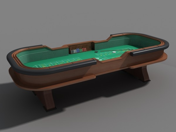 craps table 3d max - craps_table(MAX).zip by monkeyodoom