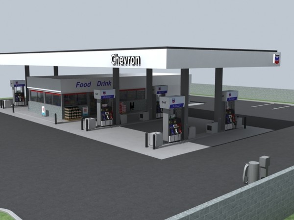 gas_station(MAX).zip 3D Models