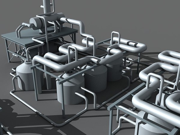 3d industrial unit 1 - Industrial unit 1 by yusuf joher taherali
