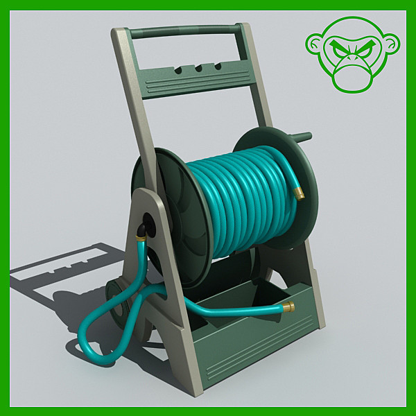 3ds max hose caddy - hose caddy by monkeyodoom