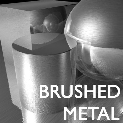 Metal Brushed High Resolution Materials & Shaders
