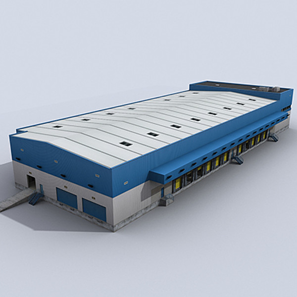 Modular Logistics Building 1 3D Models