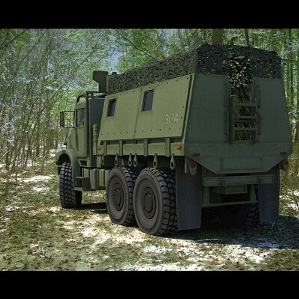 mk 23 mtvr army 3d 3ds - MK 23 MTVR US Army by PerspectX
