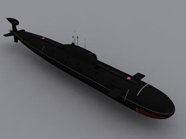 3d model akula class ssn type - Type 971 Class Russian Akula SSN by GARYOSAVAN