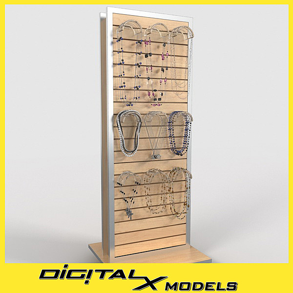 3d model necklace rack - necklace rack by DigitalX