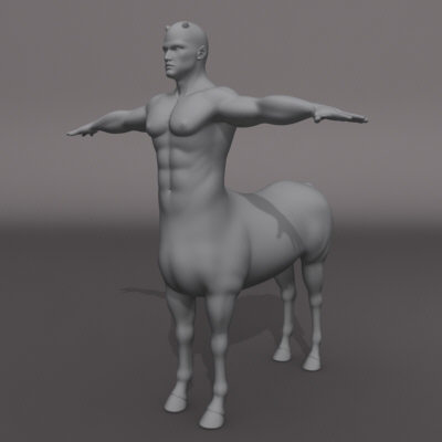 Centaur 3d model 3D Models