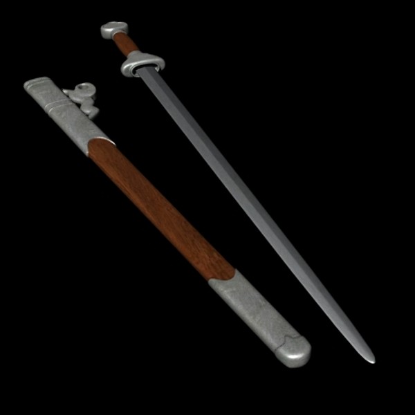 Jian Sword 3D Models