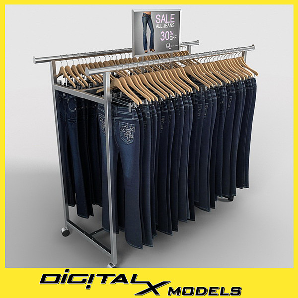 women s jeans 3d max - women