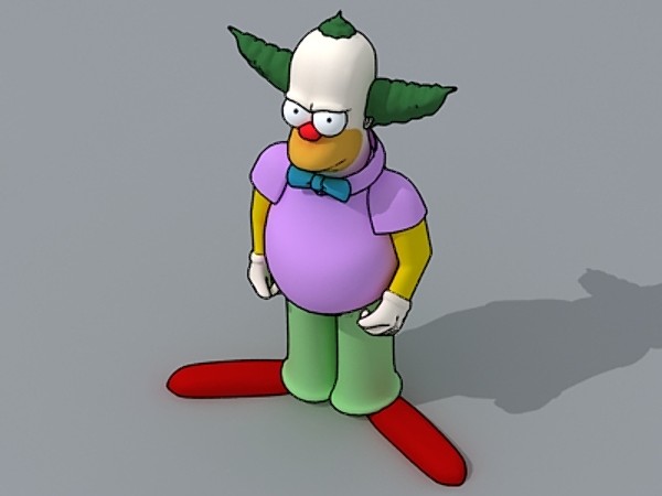 Krusty the clown 3D Models