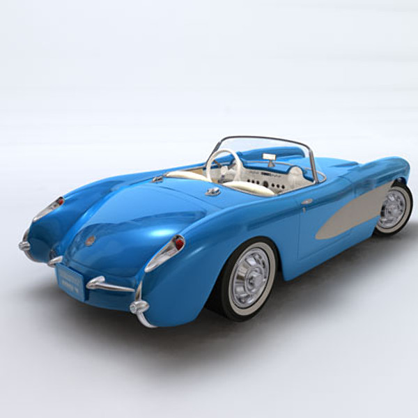 ChevroletCorvette57_OBJ/FBX/3DS