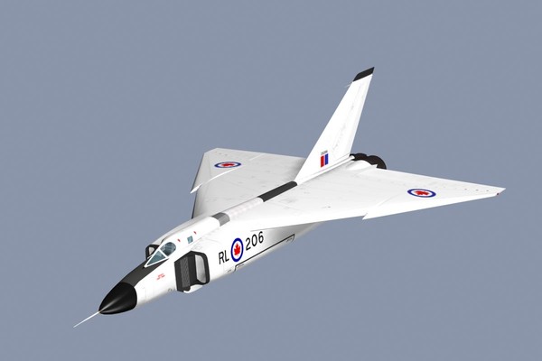 3d avro arrow - Avro Arrow by mach 3 graphics