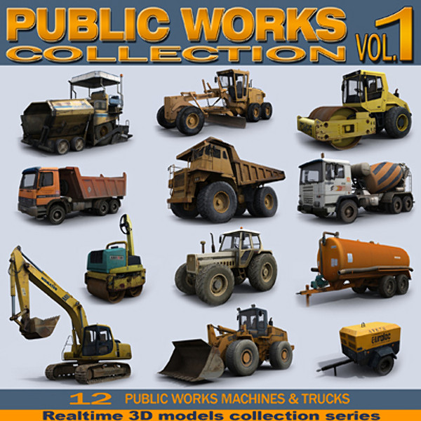 Public Works Collection Vol.1 3D Models
