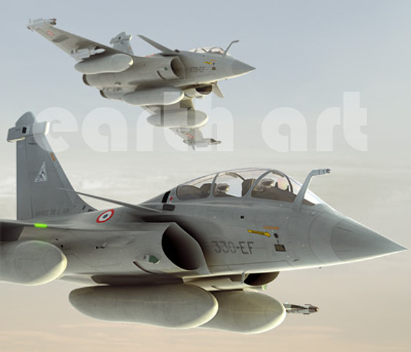 Rafale --- French fighter 3D Models