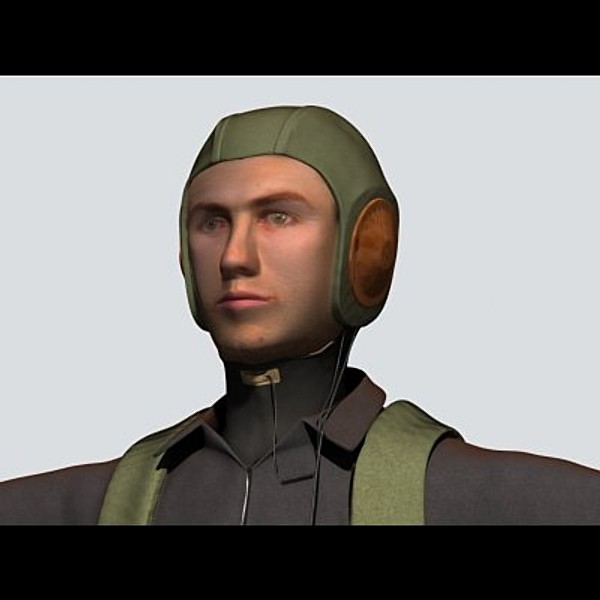 3d model mig pilot - MiG Pilot by luki82