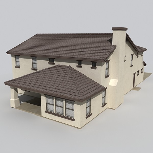 house set 3d model - house sets 1-3-4 by monkeyodoom
