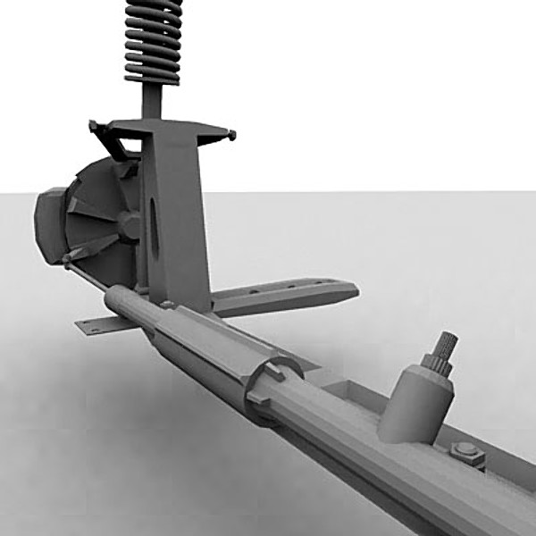 car suspension 3d model - Front suspension by QLEE