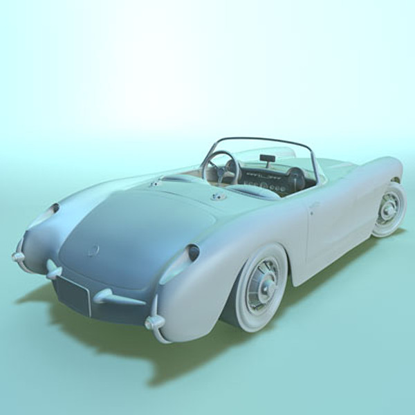 ChevroletCorvette57_OBJ/FBX/3DS