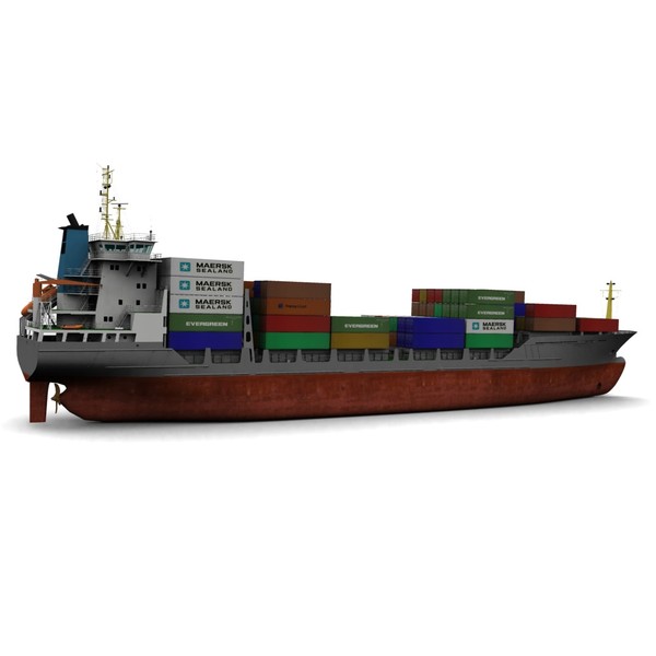 3d container ship - Container_ship.zip by vadikgg